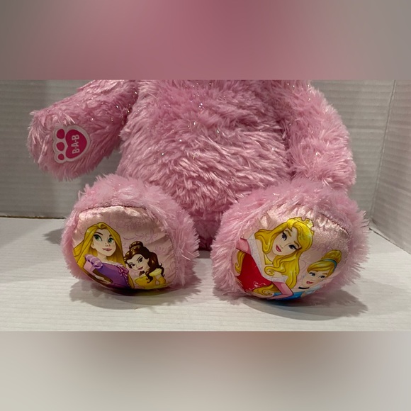 Build-A-Bear Disney Princess 16" Plush Pink Teddy Bear with Crown 2017 - Picture 2 of 4